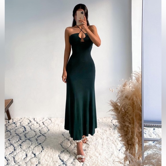 Zara Cut Out Knit Dress *NWT* - Picture 2 of 11